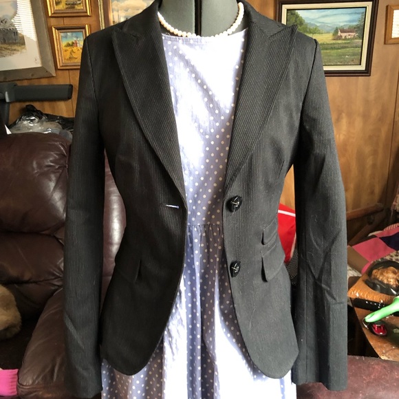 Esprit Pinstripe Blazer Jacket - Picture 2 of 7